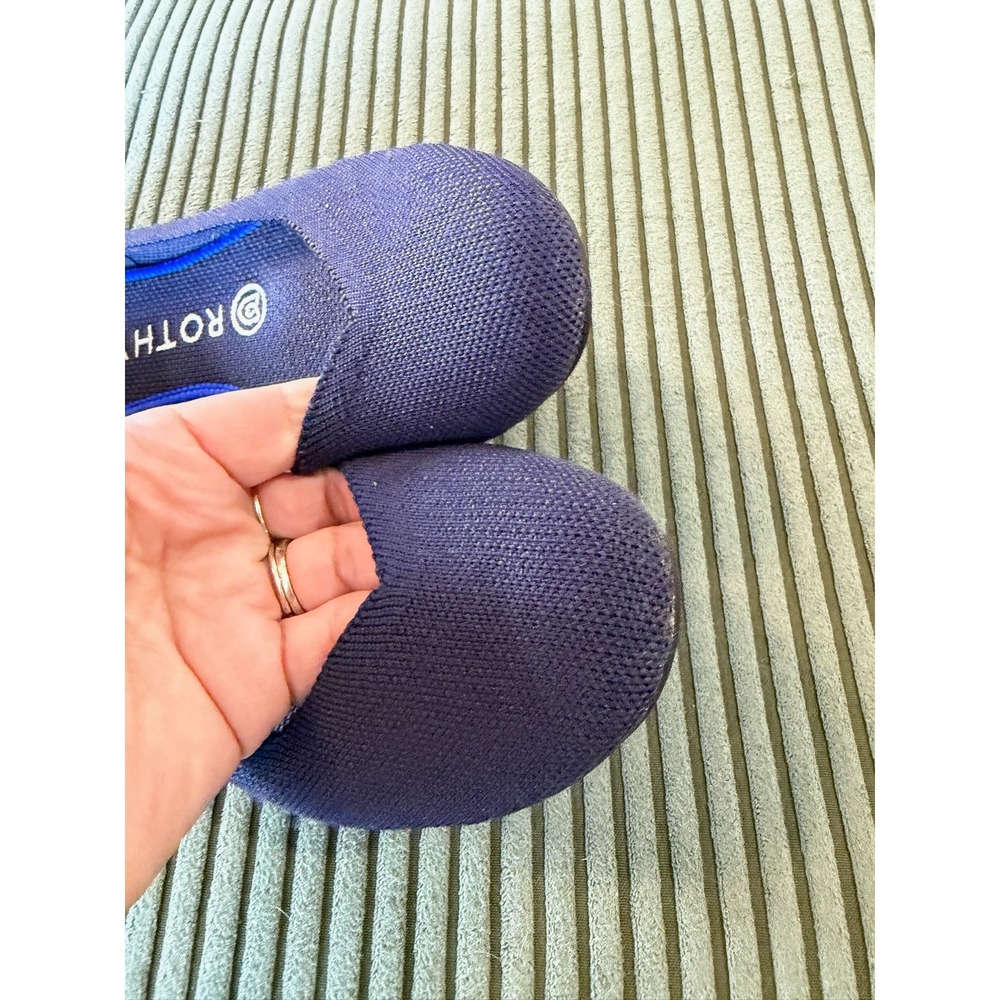 ROTHYS The Point Flat Shoes Navy Blue Knit Women's‎ Size 7 - Picture 6 of 7